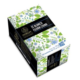 Horley Blanco Fujian China 20 sobres de 1.15 gr, 30 gramos