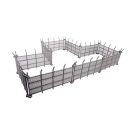 Monster Scenery: Chain Link Fences (Unpainted Tabletop Scenery Set)
