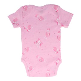 Organic Cotton Summer Baby Onesie - Mermaids Pink, 12-24 MTHS