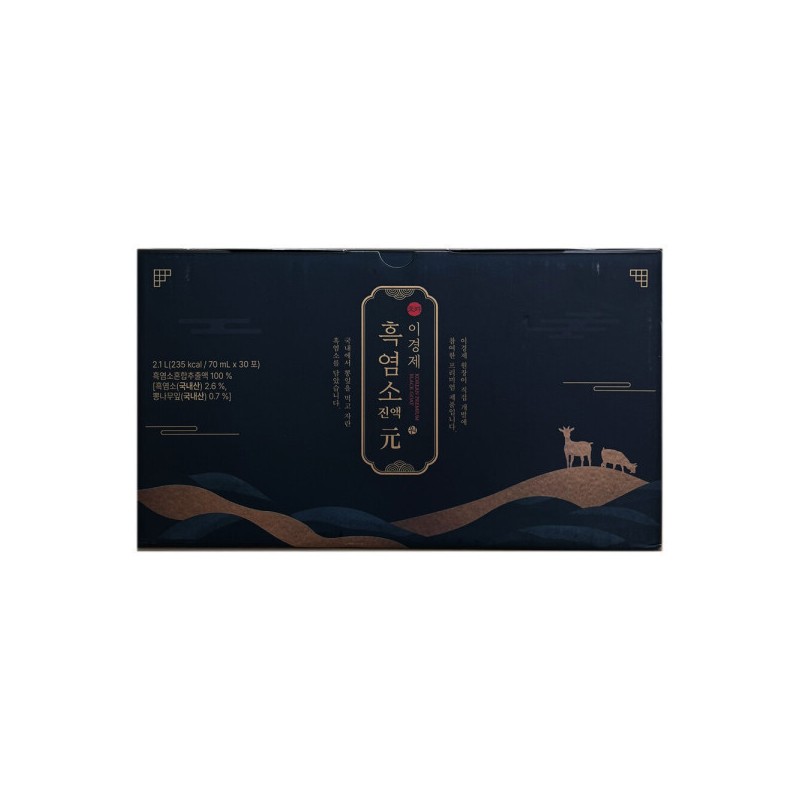 Eecongye 래오이경제 흑염소진액원元 70ml x 30개입 / 써클 Raeoi Economy