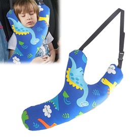RANJIMA Travel Pillow, Children's Car, Sleeping Pillow for Car, Children, Y-Shape Headrest Car, Children, Neck Support Headrest Pillow, Washable, Comfortable Car Sleeping Pillow, Neck Pillow for Long