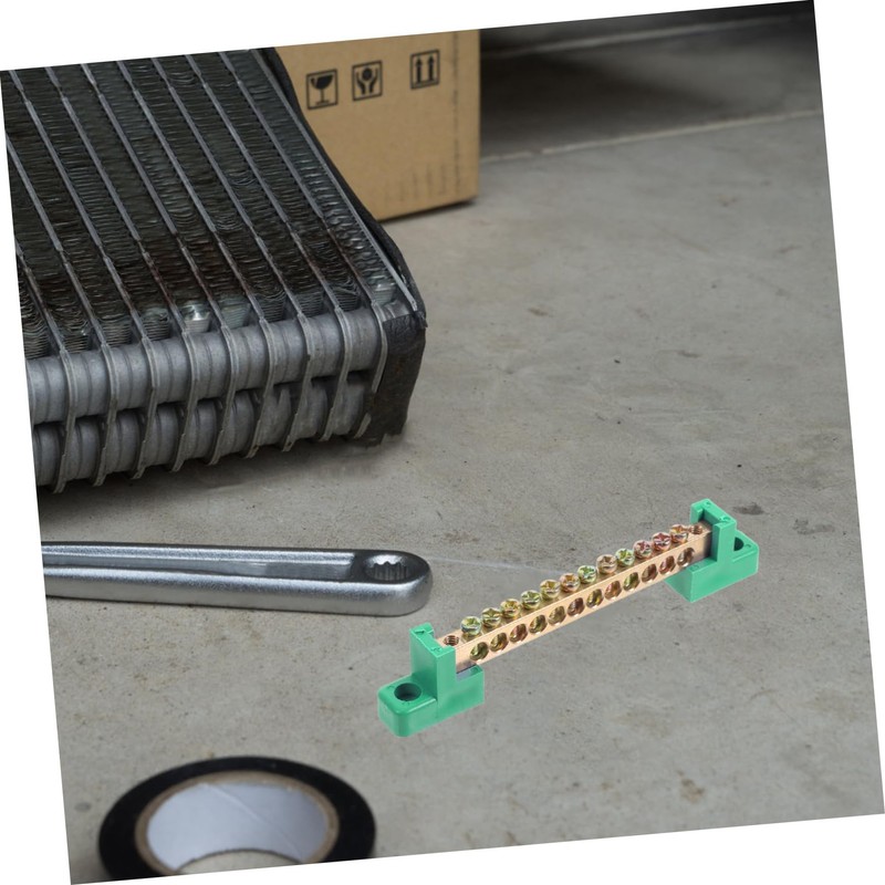 FUNOMOCYA 4pcs Terminal Block Connector with Screw Terminal Strip 12