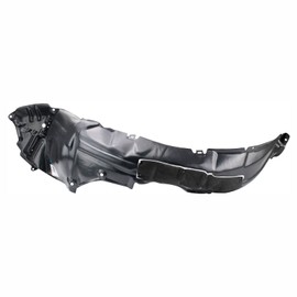TRQ TRQ Front Right Inner Fender Liner Black Passenger Side Compatible with 2012-2014 Toyota Prius V TO1249179