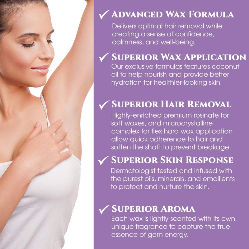 Satin Smooth Silver Tourmaline Hair Removal Wax - Professional Waxing