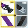 MELOTOUGH 4Pk 1" x 4ft Lashing Strap with Alligator Thumb