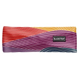BLACKSTRAP Snowbird Therma Dual Layer Headband, Adult Unisex, One Size Fits All, 100% Upcycled Fabric, Sunset Wave