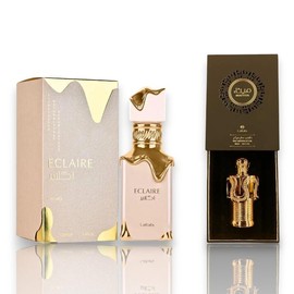 Lattafa | Eclaire + Maitha Concentrated Oil | 2 - Piece Multi Pack Fragrance Set by Lattafa | 100 ML | 3.4 FL. OZ