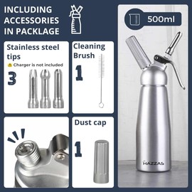 Hazzas Whipped Cream Dispenser