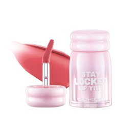 CARSLAN Tinte labial Stay Locked, de secado rápido, duradero y resistente a la transferencia, labial ligero, hidratante y con brillo (02)