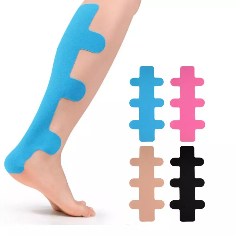 Achilles 아킬레스건 보호 테이핑 운동패치 스포츠 근육테이프 [블루] Achilles Tendon
