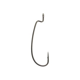 Fusion19 Offset Worm Hooks Smoke Satin 2/0