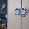 (2-Pack) Spaceman Theme Door Knobs - Child-Friendly Space Pull Handles