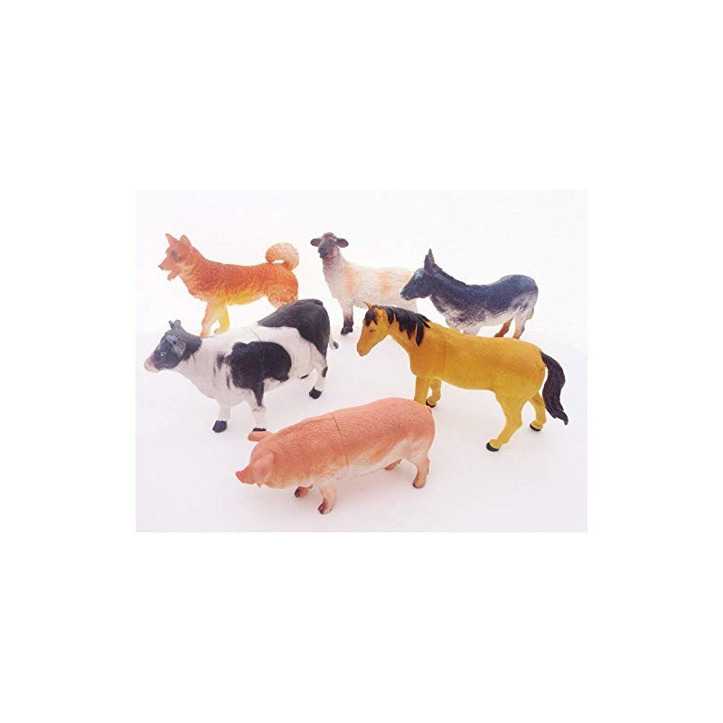 HGL Farm Animals Realistic Figures (Set of 6)