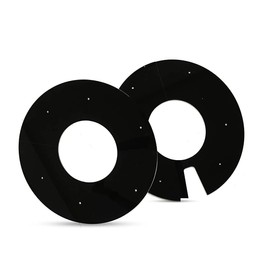 RA ACCESSORIES 17 inch Disk Wheel Cover For KTM 200 DUKE Bike Fairing Kit (Pack of 4)