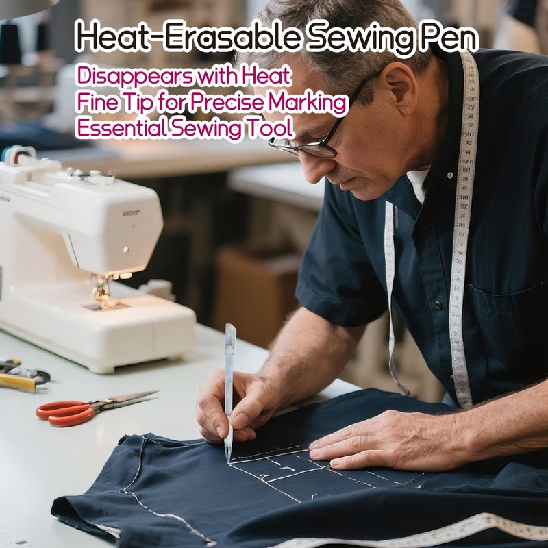 Joyvistalen Heat Erasable Fabric Marking Pens for Sewing & Quilting
