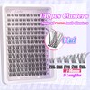 Himirell False Eyelashes DIY Clusters Lashes Individuals Wispy Wet Look
