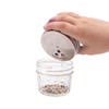 4 Pack Stainless Steel Spice Shaker Lid for Mason Jars
