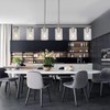TODOLUZ Clear Glass Lampshade For Kitchen Island Lighting Chandelier