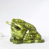 Addune Feng Shui Jade Money Frog Three Legged Wealth Frog