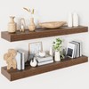 Heimlove Floating Shelves for Wall 36 Inches Long,9.3" Deep Walnut