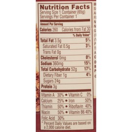 Cream of Wheat, Hot Cereal to Go, Maple Brown Sugar Walnut, 2.29 Ounce (Pack of 6)