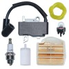 For HUSQVARNA Ignition Coil Air Filter Kit For HUSQVARNA 445
