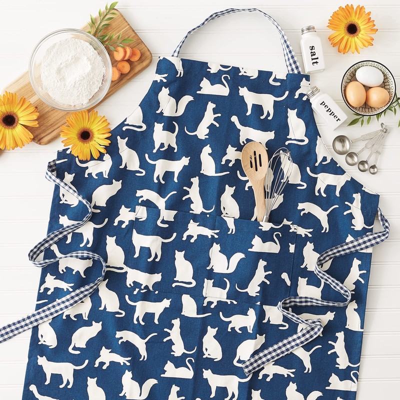 DII Everyday Pets Kitchen Collection Chef Apron, Large Pockets &