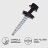 Marcopol (Pack of 50) Metal Roofing Bolts, 4.8 x 35mm