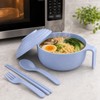 Syaonrst Microwave Ramen Bowl with Utensil Box - 1 Set