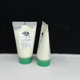 Origins Checks Balances Polishing Face Scrub W/Tourmaline 2 oz total [LOT OF 2]