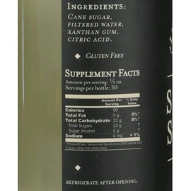 Liquid Alchemist Simple Syrup for Cocktails, Drink Mixers, Iced Coffee - Pure Cane Sugar, Natural, Premium, Small Batch Syrups (12 oz / 375ml)
