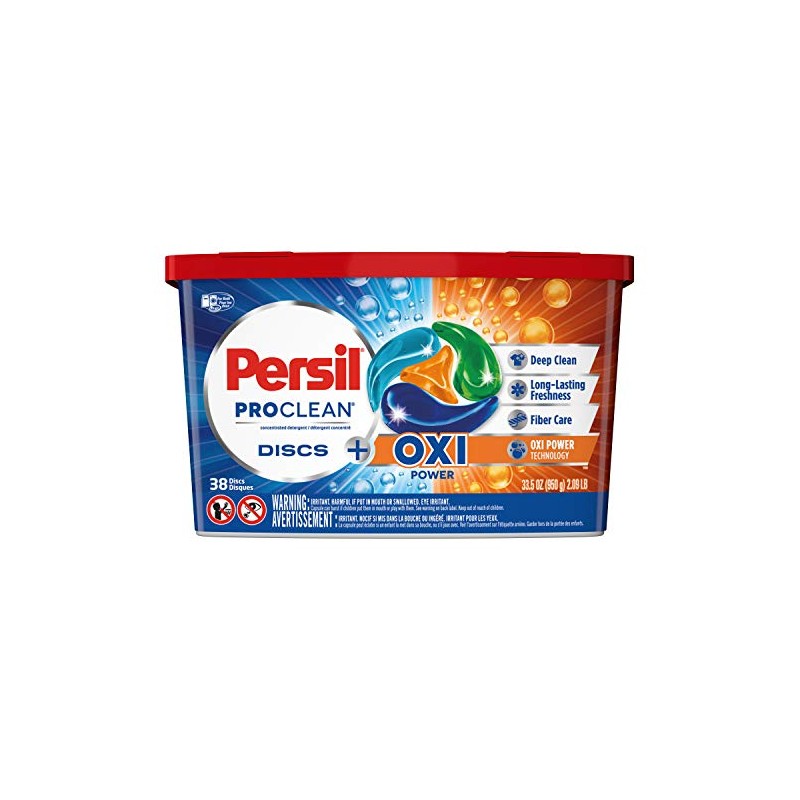 Persil Discs - Paquete de detergente para ropa, Oxi, 38