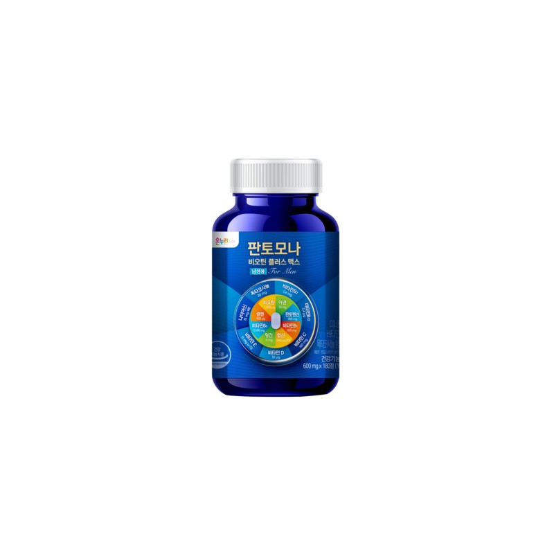 Pantomona Men's Biotin Plus Max 108g, 180 Tablets, 1 Unit