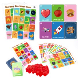 Spanish Bingo Loteria Mexican Bingo Spanish Vocabulary Bingo Juegos de mesa Bingo Games for Kindergarten Learning Spanish,Preschool Learning Activities,Family Board Games