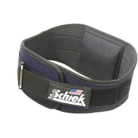 Schiek Industrial 6 inch Nylon Support Belt Black - L