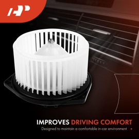 A-Premium HVAC Heater Blower Motor and Resistor Assembly Compatible with Honda, Acura Vehicles - Accord 2003-2007 Coupe, TL 2004-2008 Sedan - Front Side, Replace# JA1382, 79330S6M941, 2-PC Set