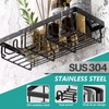 Cusbus Shower Caddy, 3 Pack Organizer, Adhesive No Drilling Traceless