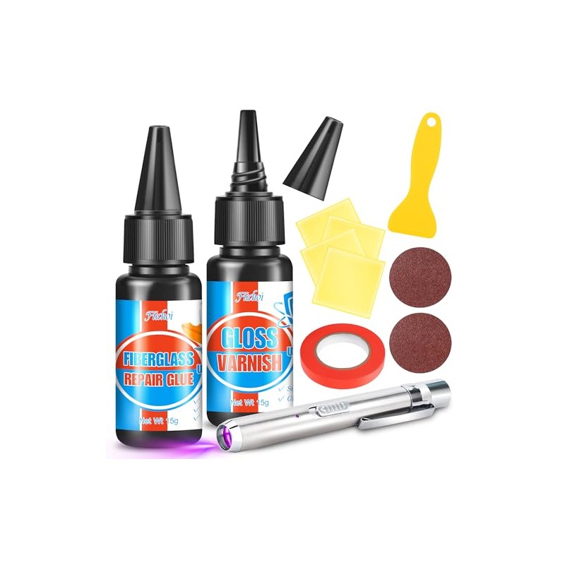 Surfboard Fiberglass Repair Kit - Easy DIY Waterproof Solution