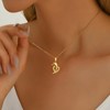ARAVOP Pendant Necklaces for Women 18K Gold Plated Cubic Zirconia