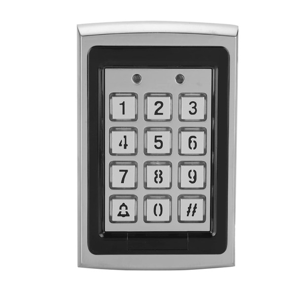 Garage Keyless Entry Pad, Access Control Keypad 125khz Top Metal