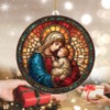 Holy Mother & Child Stained Glass Acrylic Ornament 2025 –