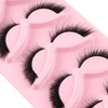 Kiusatig Eyelashes Natural Fox Eye Lashes Cat Eye Lashes Fluffy