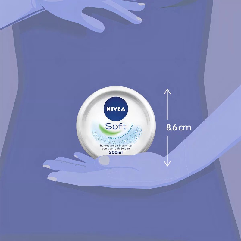 Nivea Crema Corporal Nivea Soft Creme Multipropósito Humectante 200ml