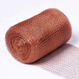 Copper Mesh Rodent Control Kit 100% Pure Copper Wool for Rodent Control C opper Tape for Slugs C opper Wire for Gardening R odent Mesh for Slugs Snail Pest Bird Mice Rat 5" x 47"