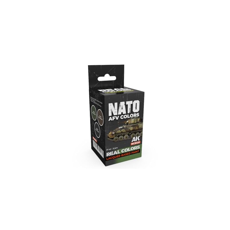 AK REAL COLORS SET RCS131 NATO AFV Colours (3 x