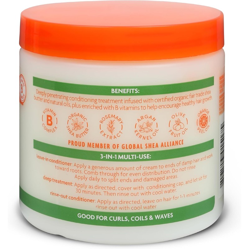 Cantu Argan Oil Leave in Conditioning Repair Cream, 16 Ounce