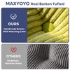 MAXYOYO Folding Sofa Bed, L-Shaped Convertible Sofa Bed with Armrest