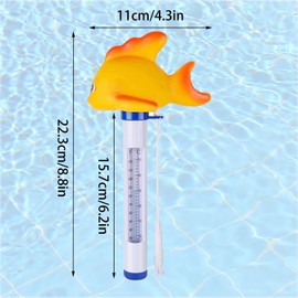 Atsmoce® Floating Pool Thermometer, Shatterproof Water Thermometer, Water Thermometer, Baby Pool Thermometer for Swimming Pools, Bathtubs, Fish Tanks, Pond (B)