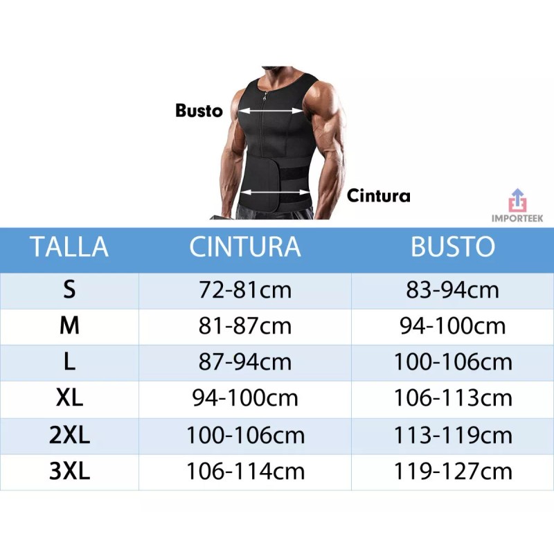 Importeek Faja Chaleco Soporte Corrector Postura Espalda Ajustable