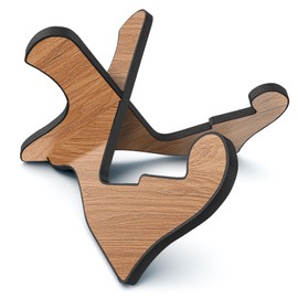 LALAOKS Guitar Stand Wooden Guitar Stand Portable Folding Instrument Holder for Acoustic Classic Electric Bass Guitar (Sapele)